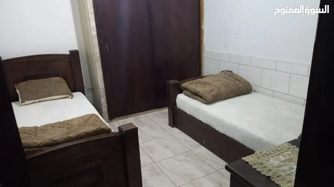 شقة مفروشة 2 نوم للايجار في طبربور الخزنة بجانب الجامعة العربية المفتوحة