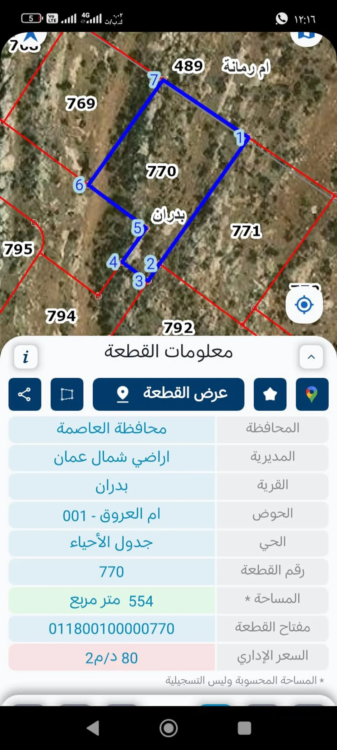 ارض للبيع بسعر ممتاز