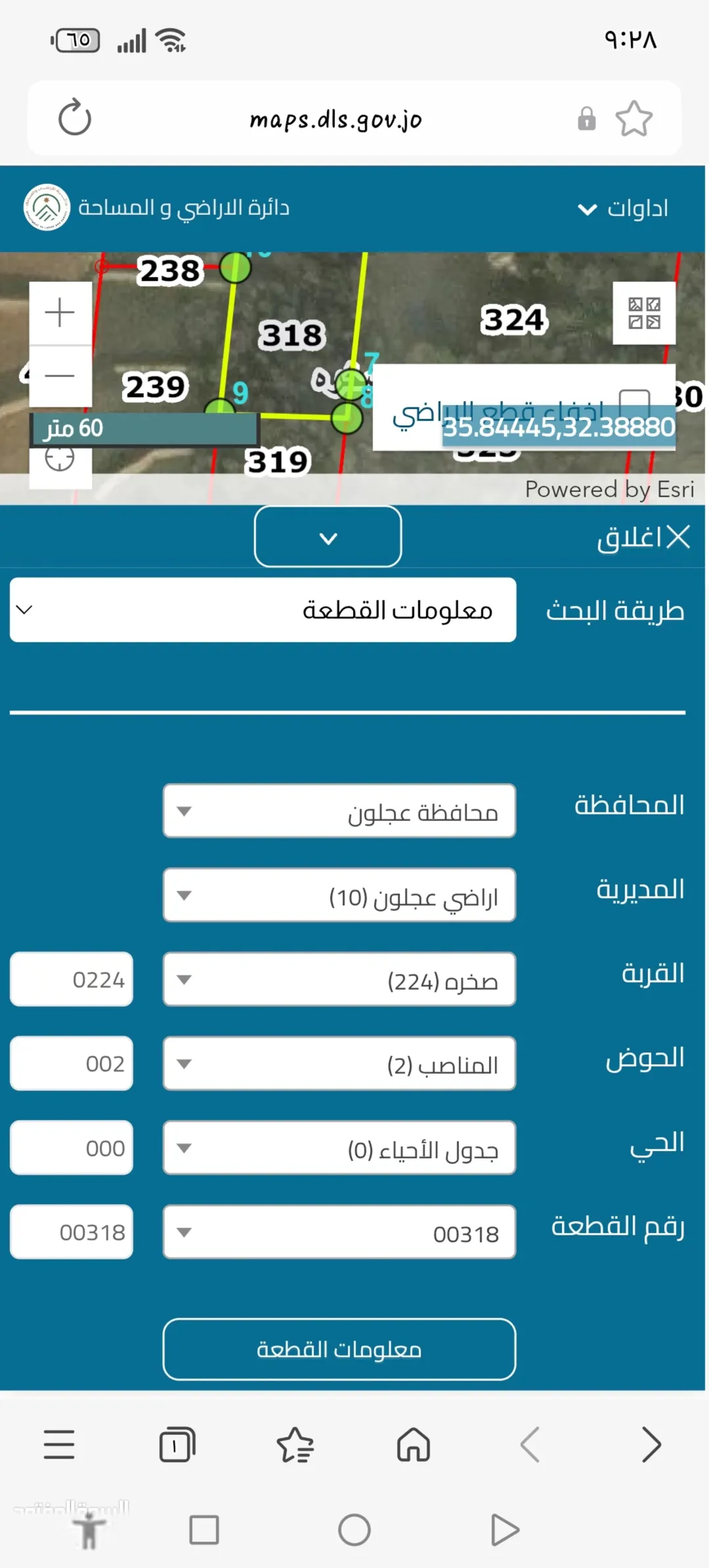 أرض للبيع في عجلون – منطقة صخرة