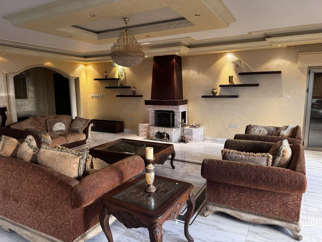شقة فاخرة للإيجار في ضاحية الرشيد – الطابق الأخير بالكامل – عمان الاردن | ID 600159
