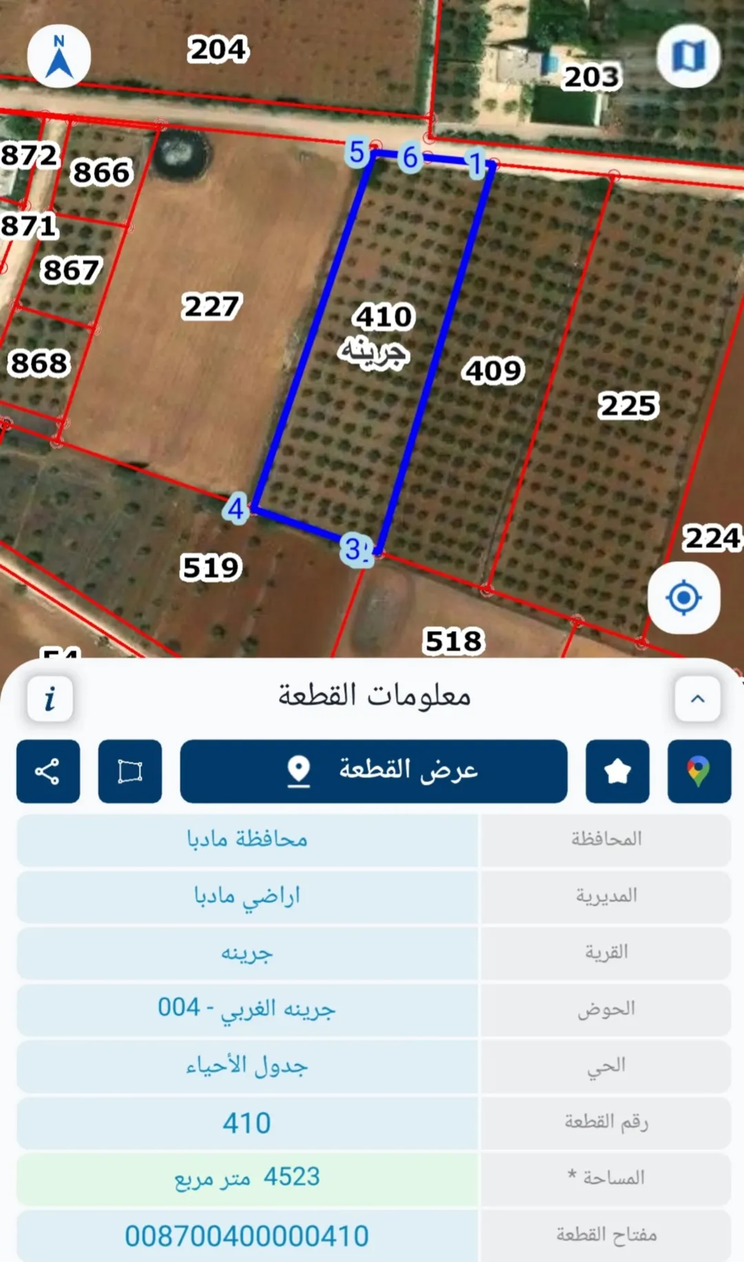 أرض سكنية مميزة للبيع في مادبا – جرينة الغربي
