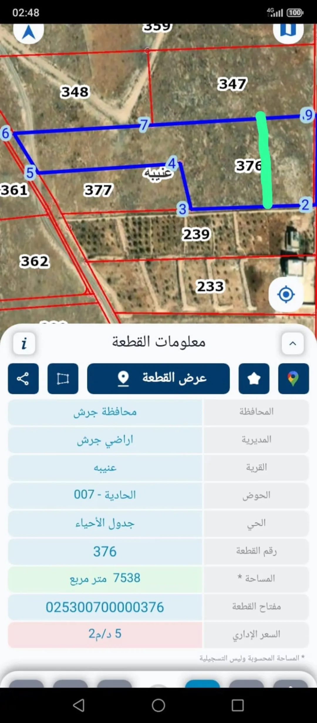 قطع اراضي في اجمل مناطق جرش