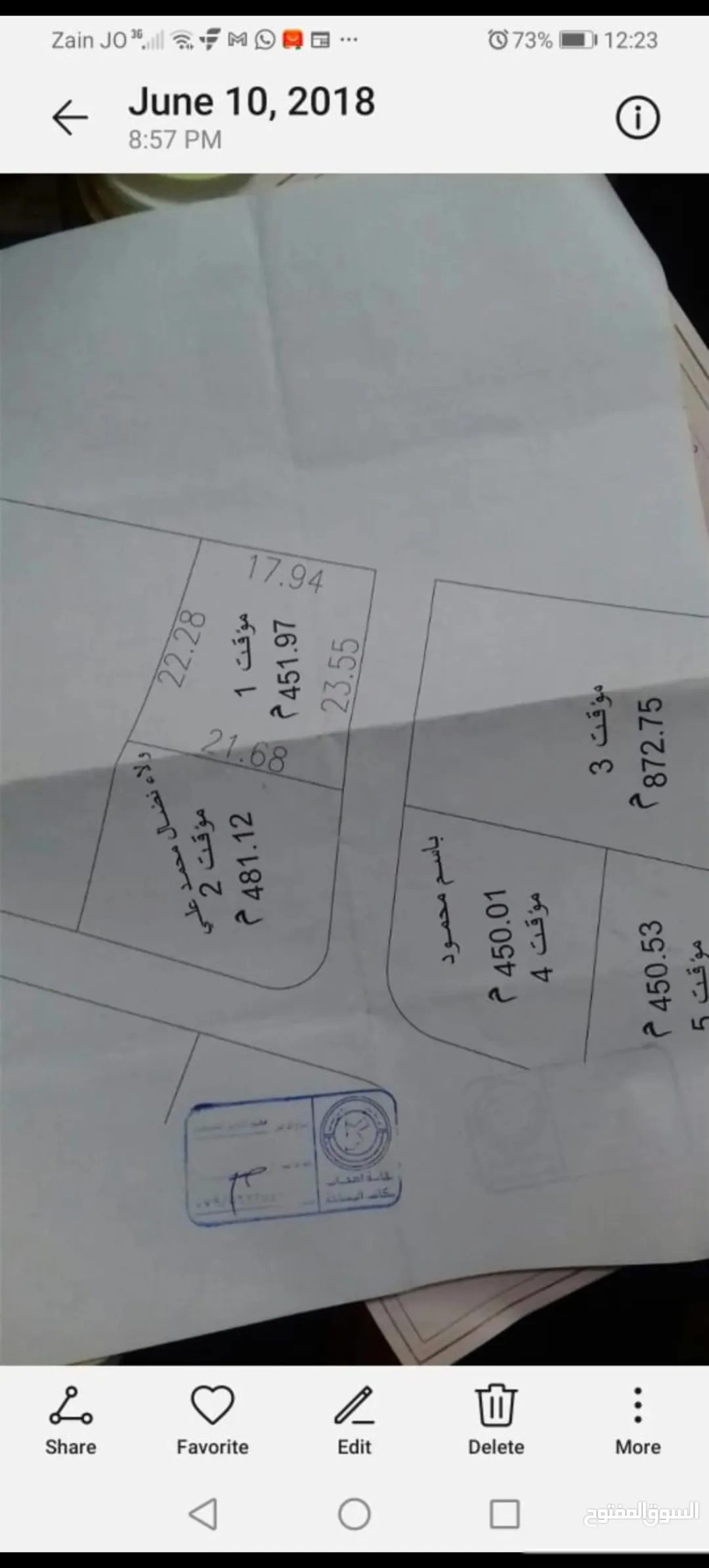 ارض للبيع بين الزرقاء وبيرين