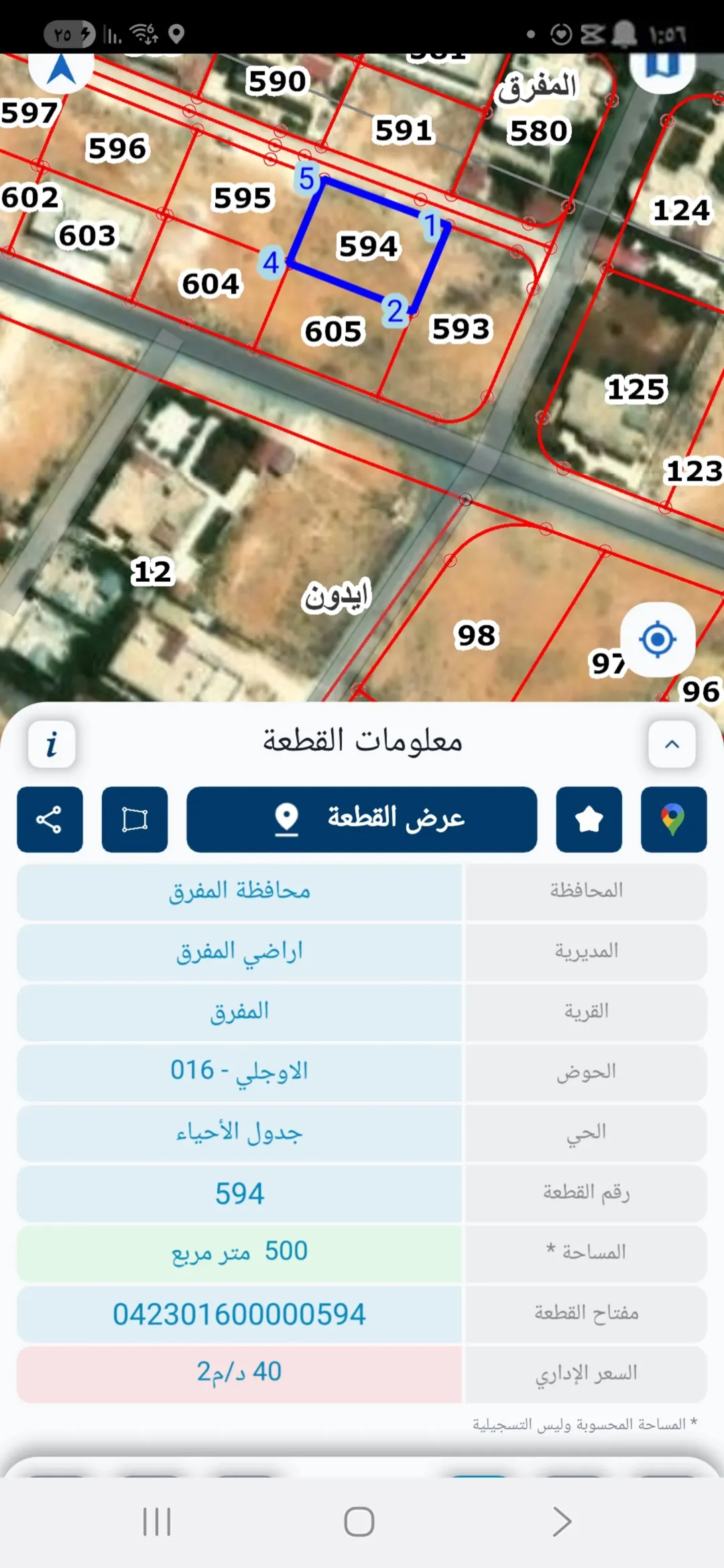 أرض سكنية مميزة للبيع في حي الهاشمي، المفرق