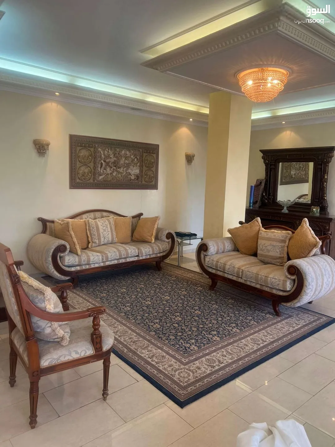 شقة طابقية فاخرة للإيجار في الرابية – عمان الاردن | ID 603919