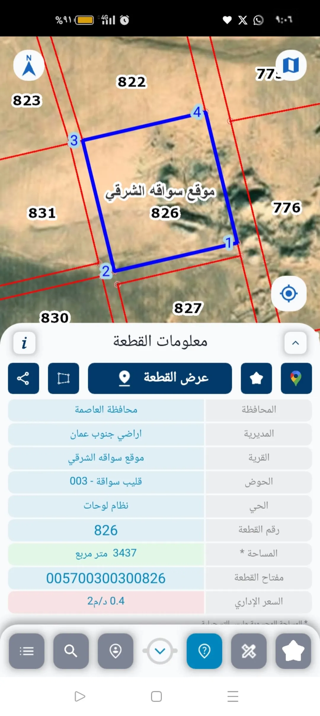 أرض زراعية مميزة للبيع في أم الرصاص – عمان