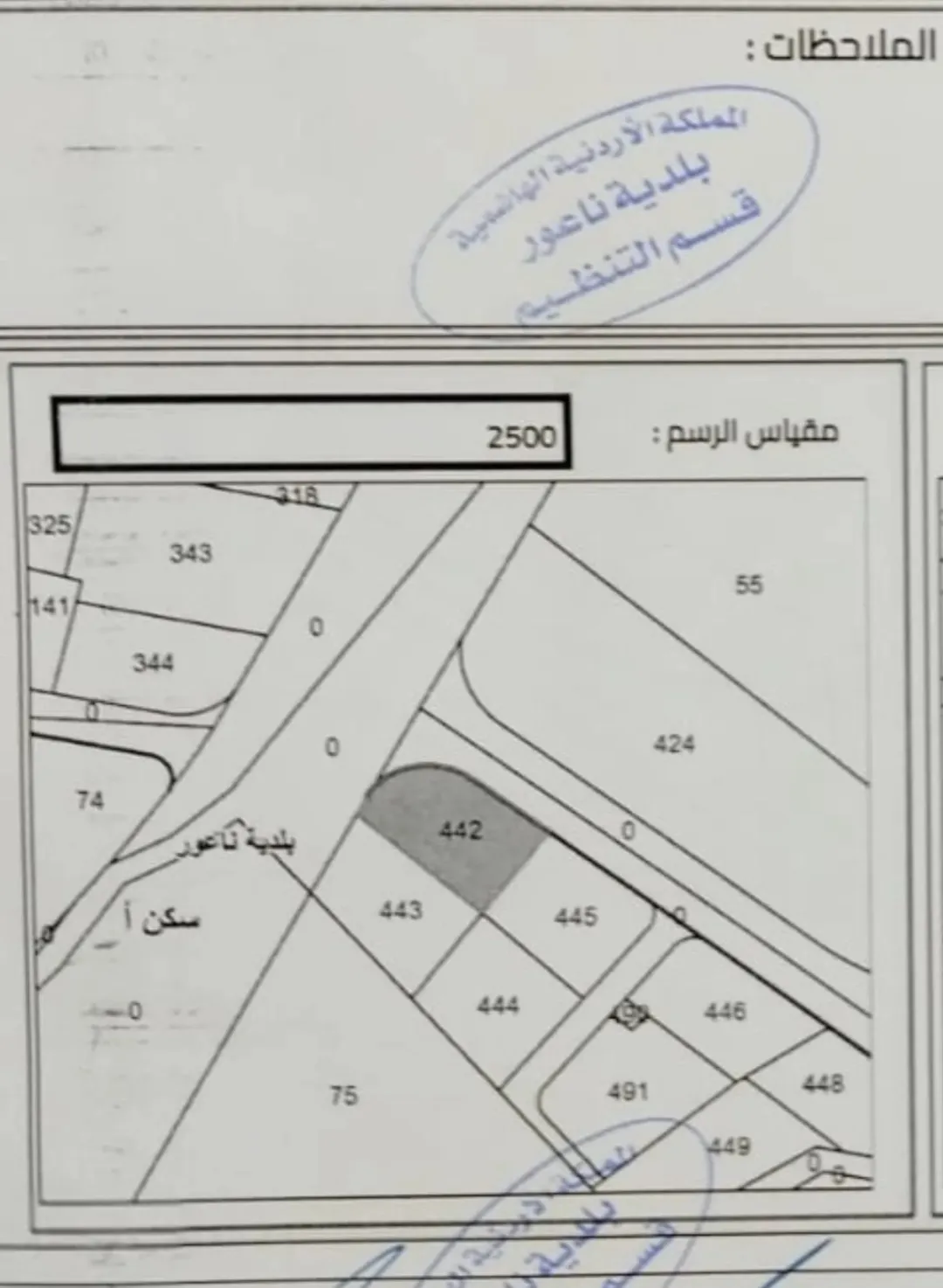 أرض سكنية أ مميزة للبيع في ناعور – حوض العمرية