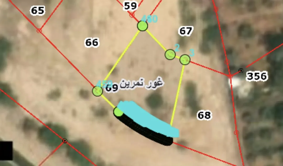 ارض للبيع في منطقة الشميساني الغور