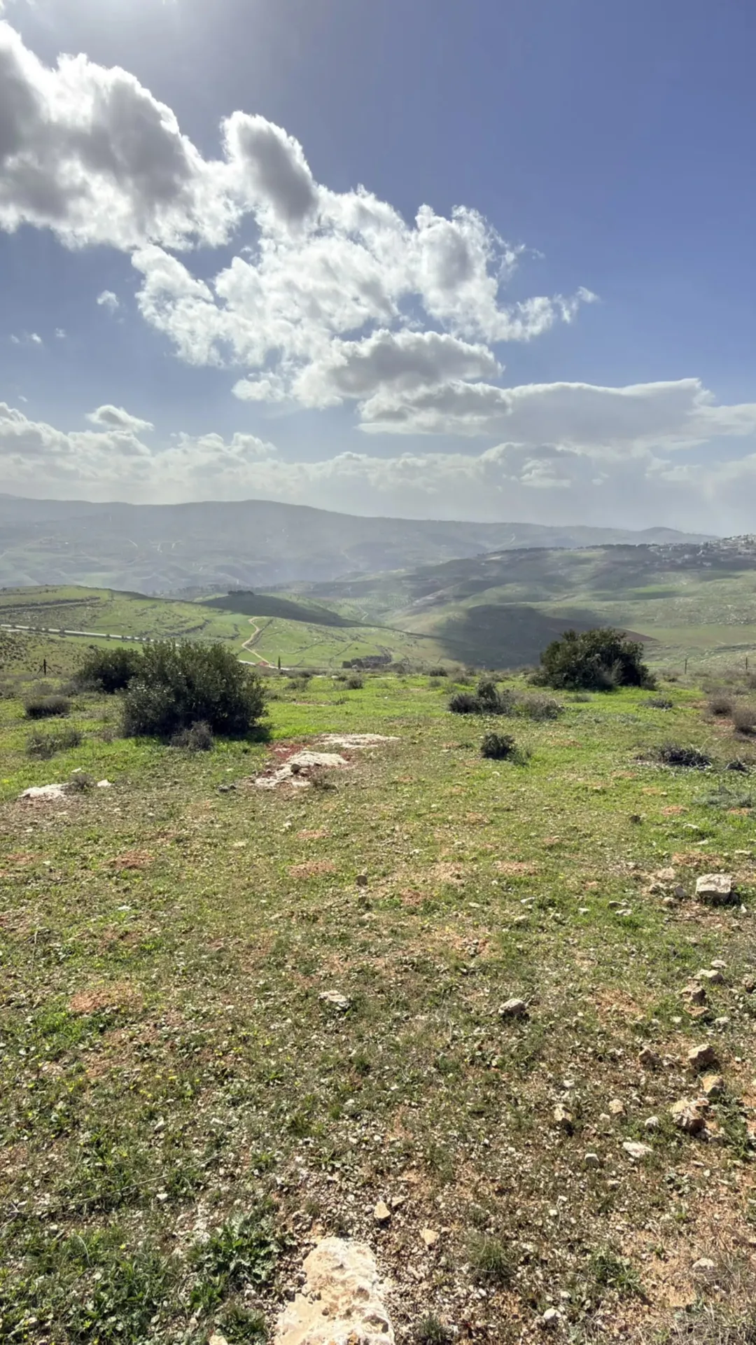 لعشاق القمم والڤيو اعلى قمة في جرش عنيبه تملك دونمين قوشان مستقل مجاورة للشاليهات واصل جميع الخدمات