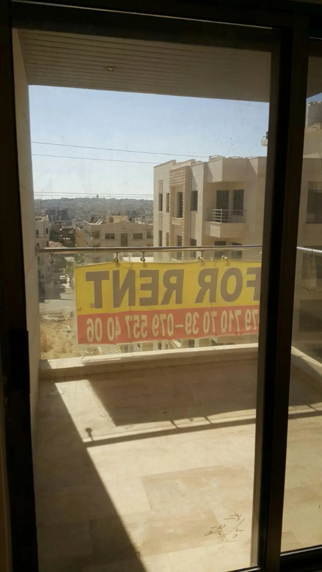 شقة للايجار في دير غبار خلف فندق Olive Tree غير مفروشة