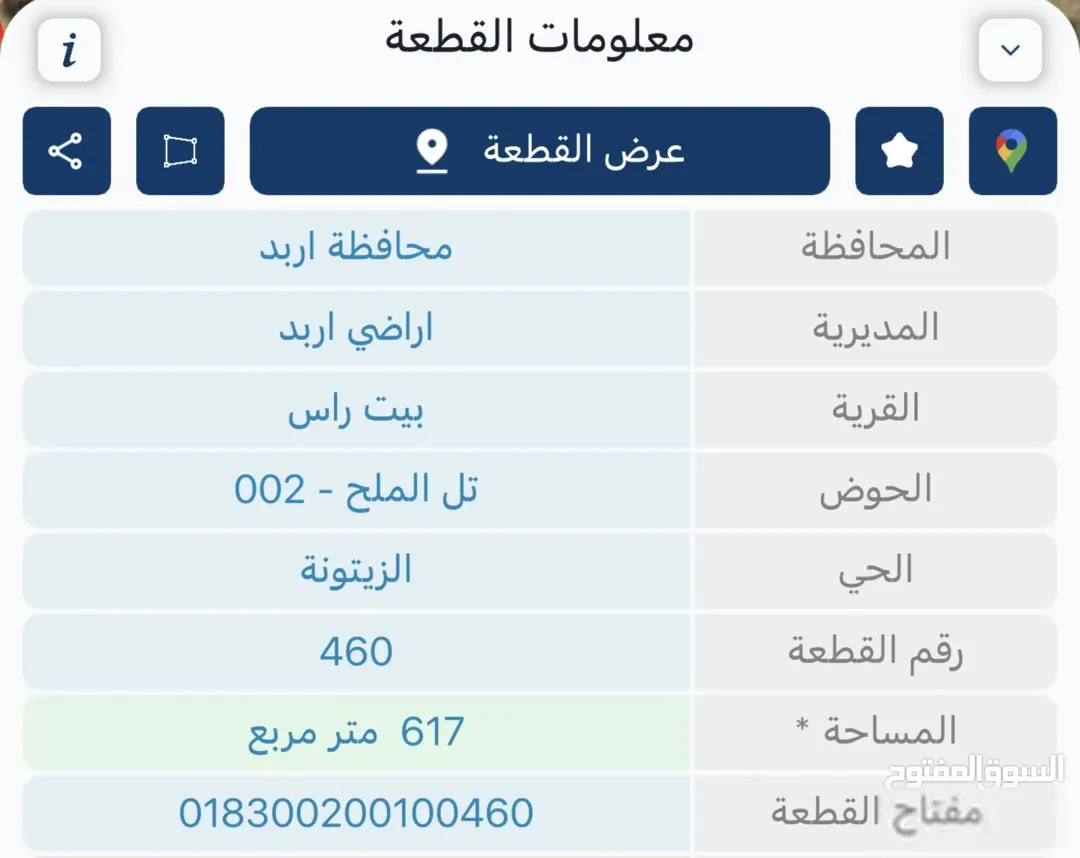 أرض سكنية مميزة للبيع في بيت رأس – قوشان المستقل