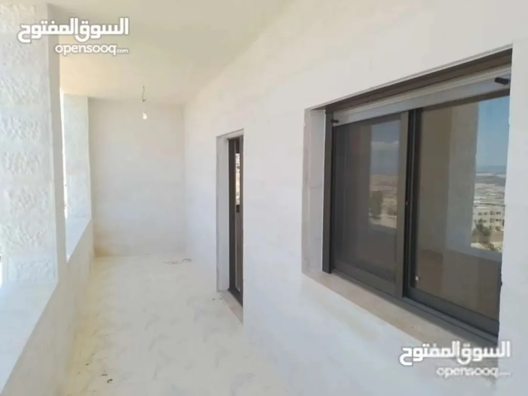شقة طابقية ذات اطلالة جميلة مساحة 160م للبيع في أبو نصير او بدل على سيارة كهربائية كجزء من الثمن