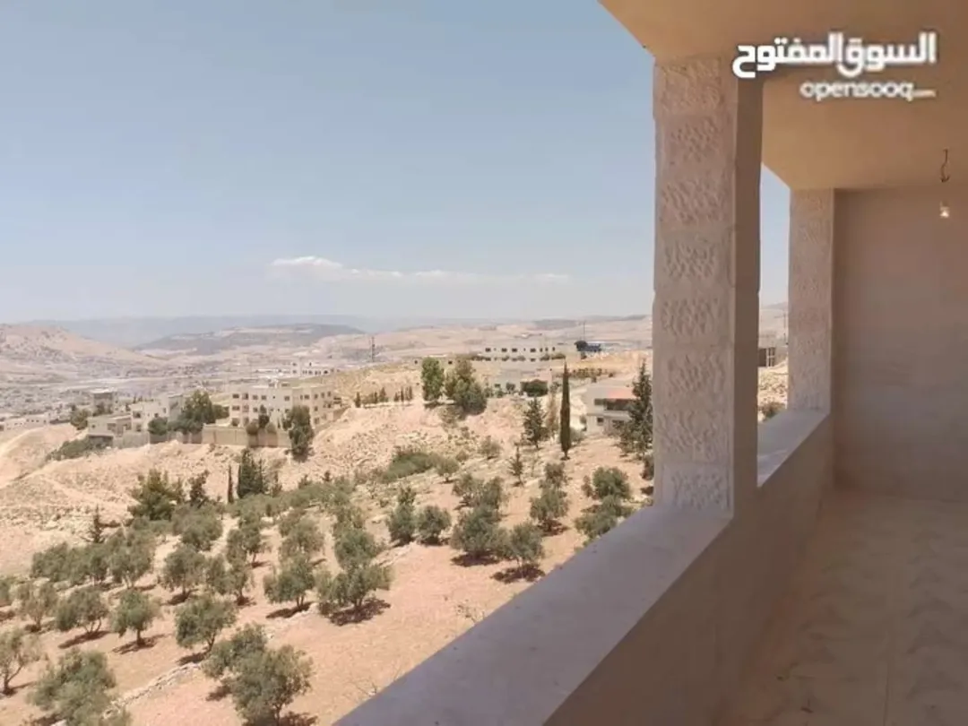 شقة طابقية ذات اطلالة جميلة مساحة 160م للبيع في أبو نصير او بدل على سيارة كهربائية كجزء من الثمن