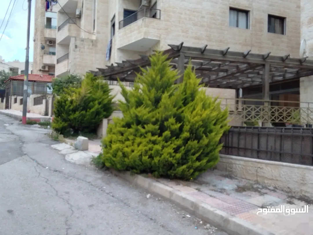 شقة أرضية فاخرة ومفروشة بالكامل للبيع في الجبيهة