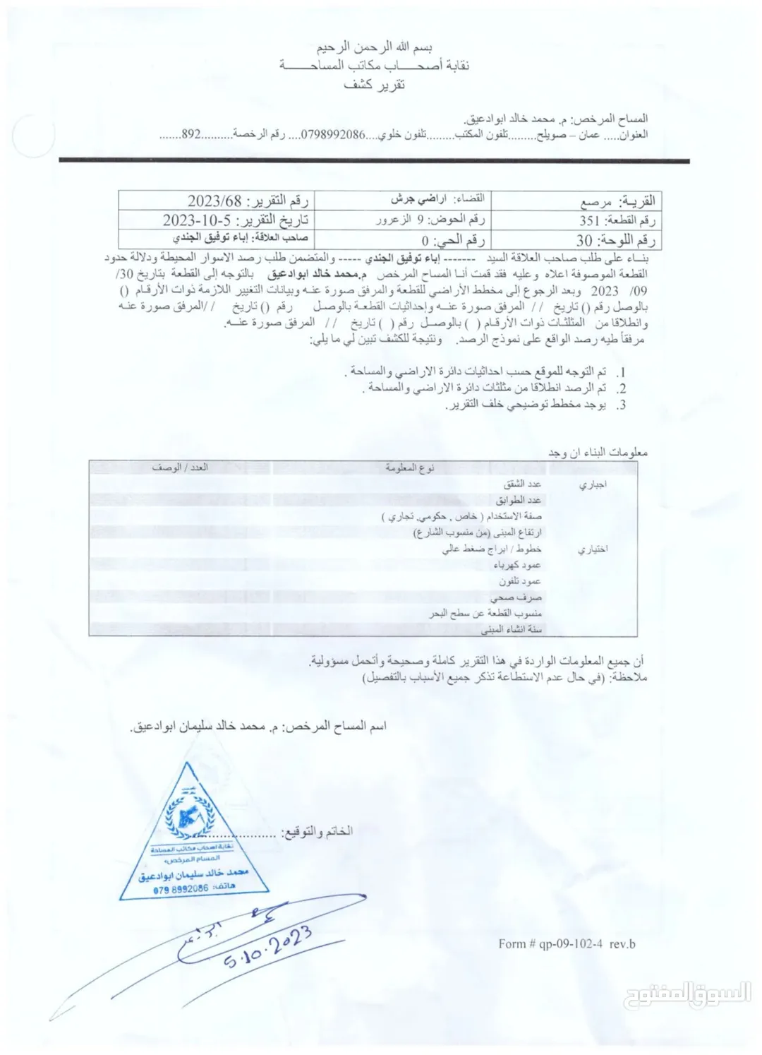 أرض سكنية مميزة للبيع في سلحوب – محافظة جرش