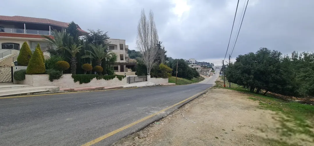 قطعة أرض مميزة للبيع في فحيص أم رجم إطلالة بانورامية