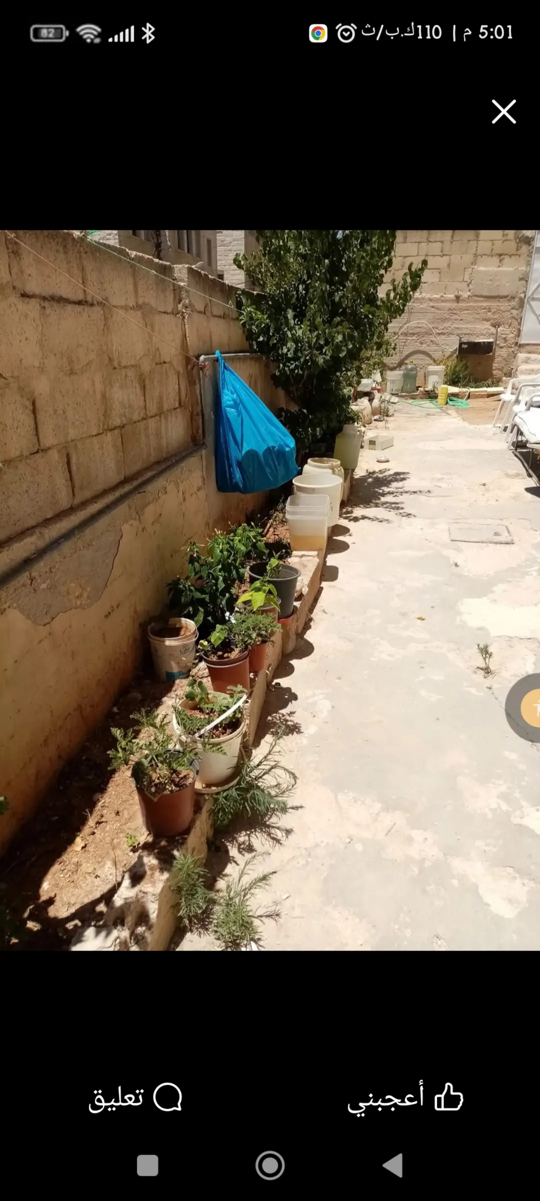 شقة طابق أرضي مع حوش واسع وكوشان مستقل للبيع أو للإيجار