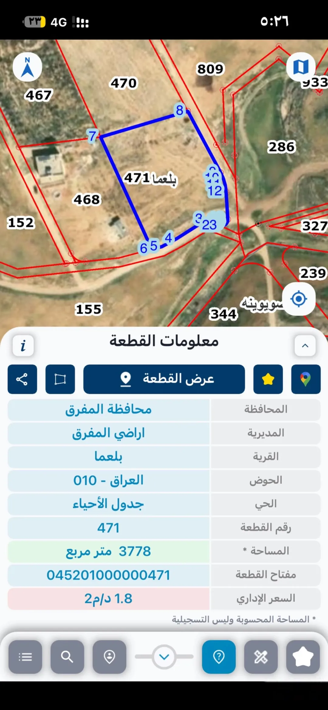 ارض للبيع بسعر مغري