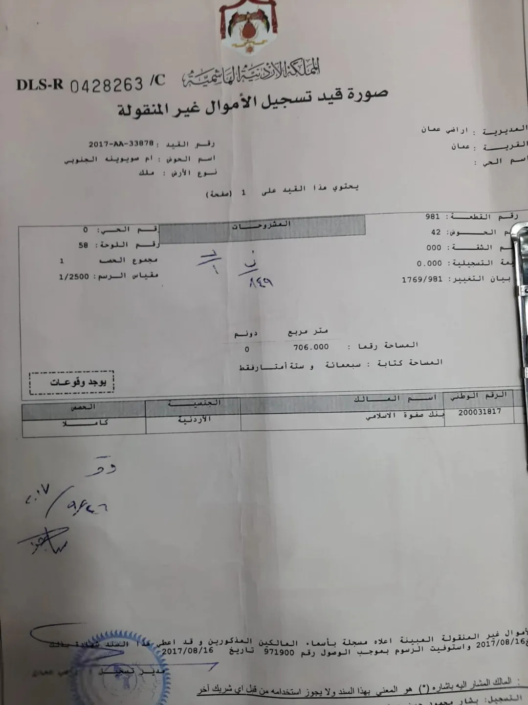 قطعتان أرض سكنية للبيع في ضاحية الحاج حسن – عمان