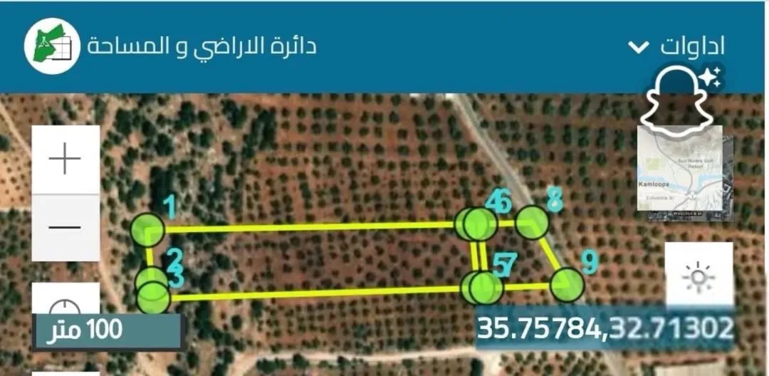 أرض زراعية مميزة للبيع في سحم الكفارات – إربد