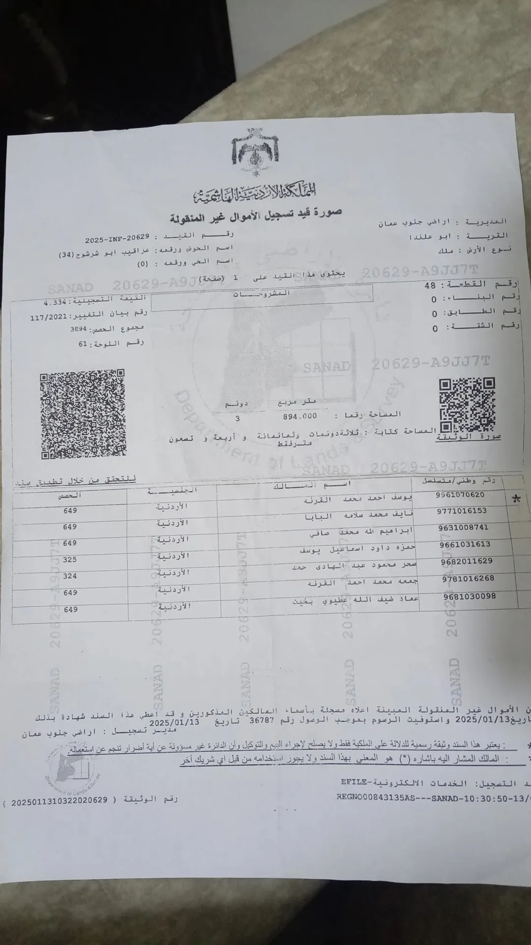 قطعة أرض مميزة في منطقة البيضة بالقرب من قصر الطيار