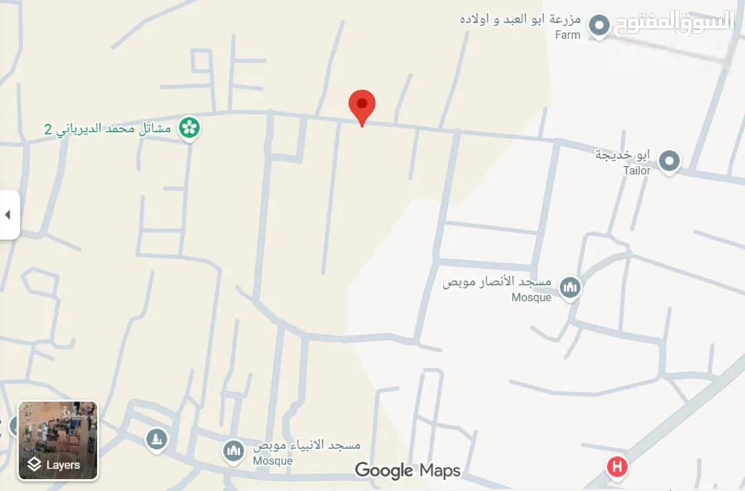 ارض زراعيه في موبص بسعر لقطه قريبه على كل شيء