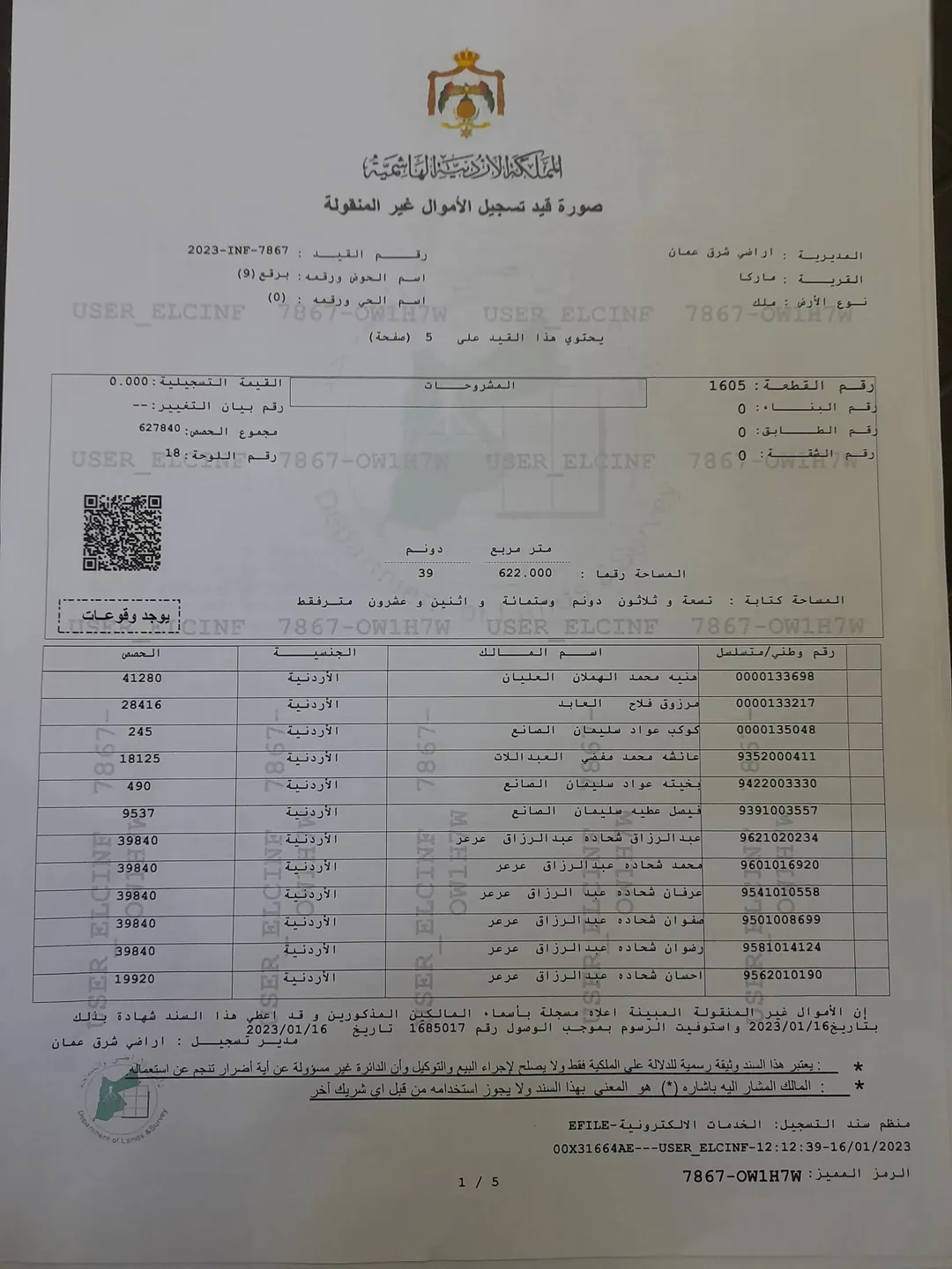 فرصة للاستثمار حصص مشتركة للبيع على طريق الحزام الدائري بجانب كازية صالحية العابد