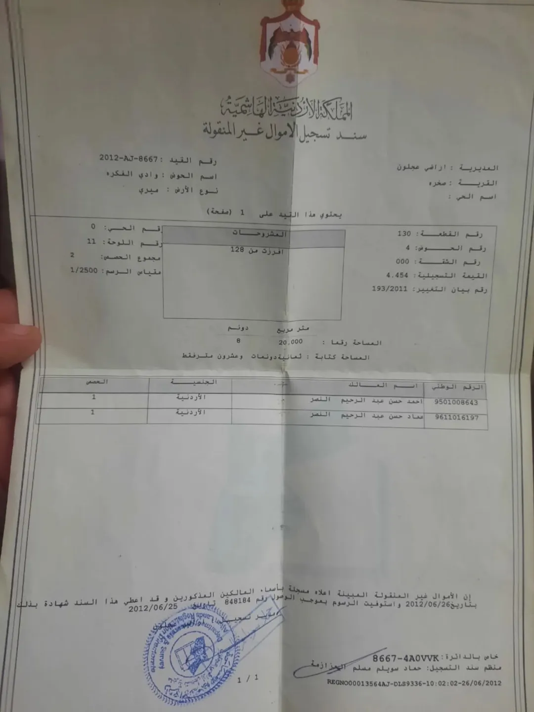 أرض مميزة للبيع في عجلون – صخرة