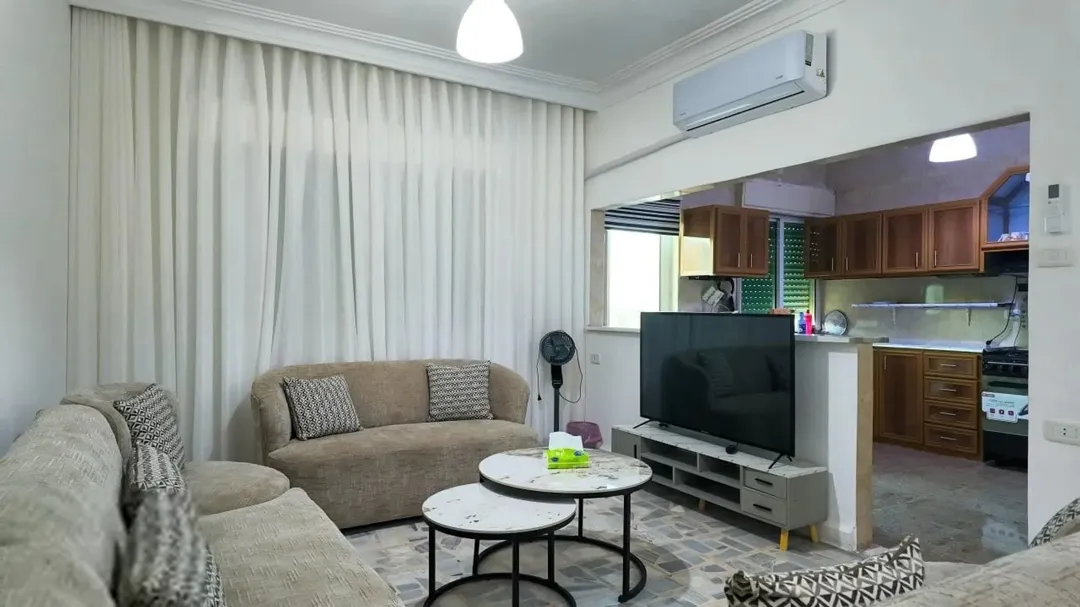 Furnished apartment for rent in Al Rabieh – 3 bedrooms, 110 m², JD 1,350 (Listing 984737)