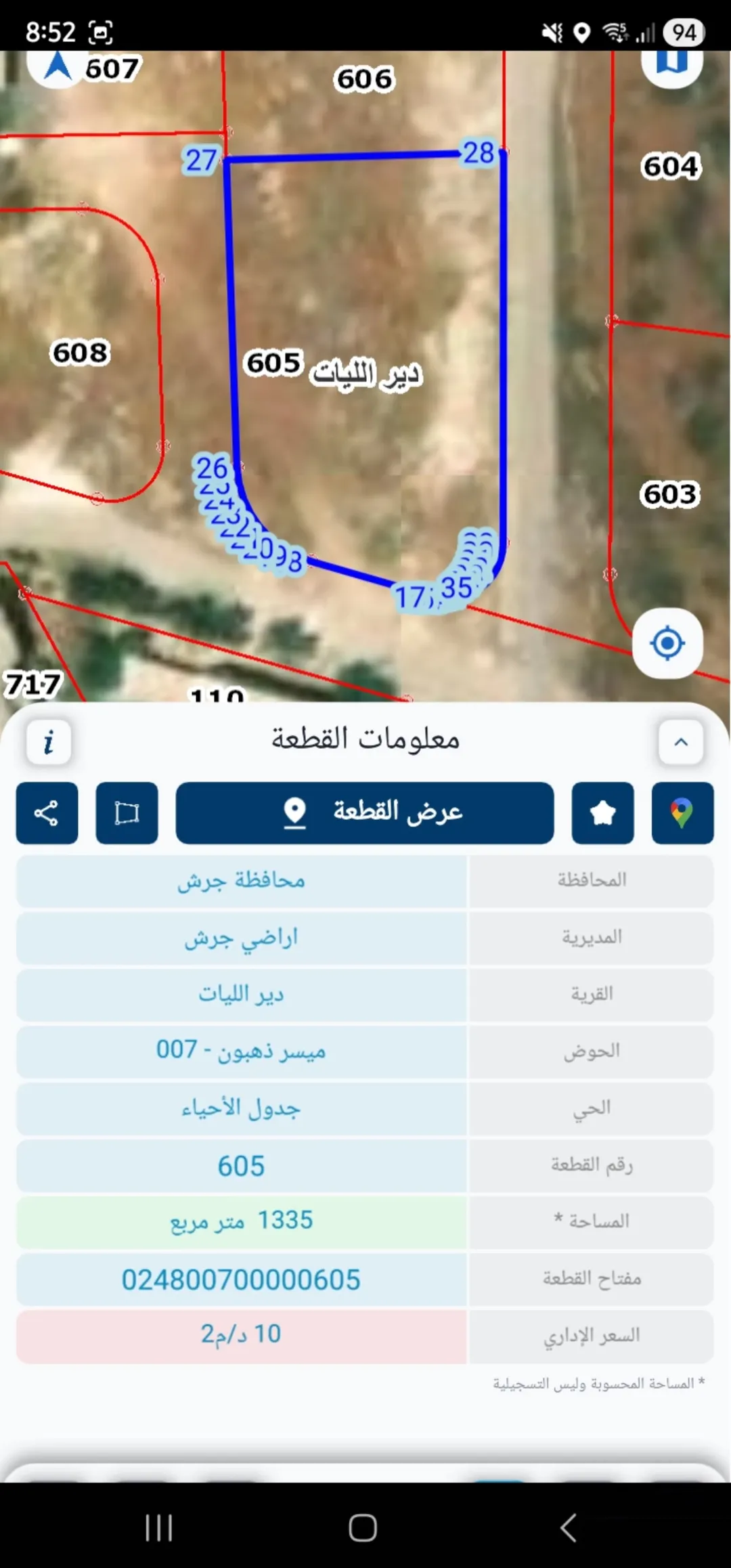 أرض سكنية مميزة للبيع في محافظة جرش