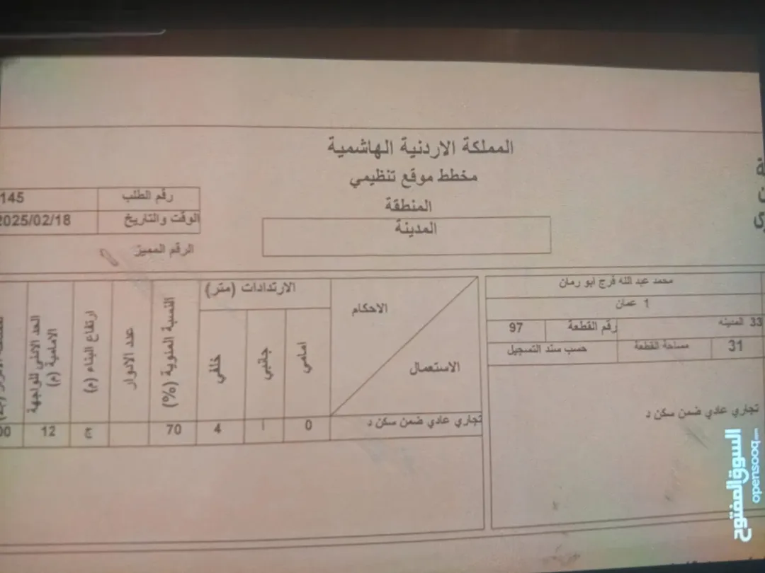 عمارة سكنية وتجارية مميزة في جبل عمان