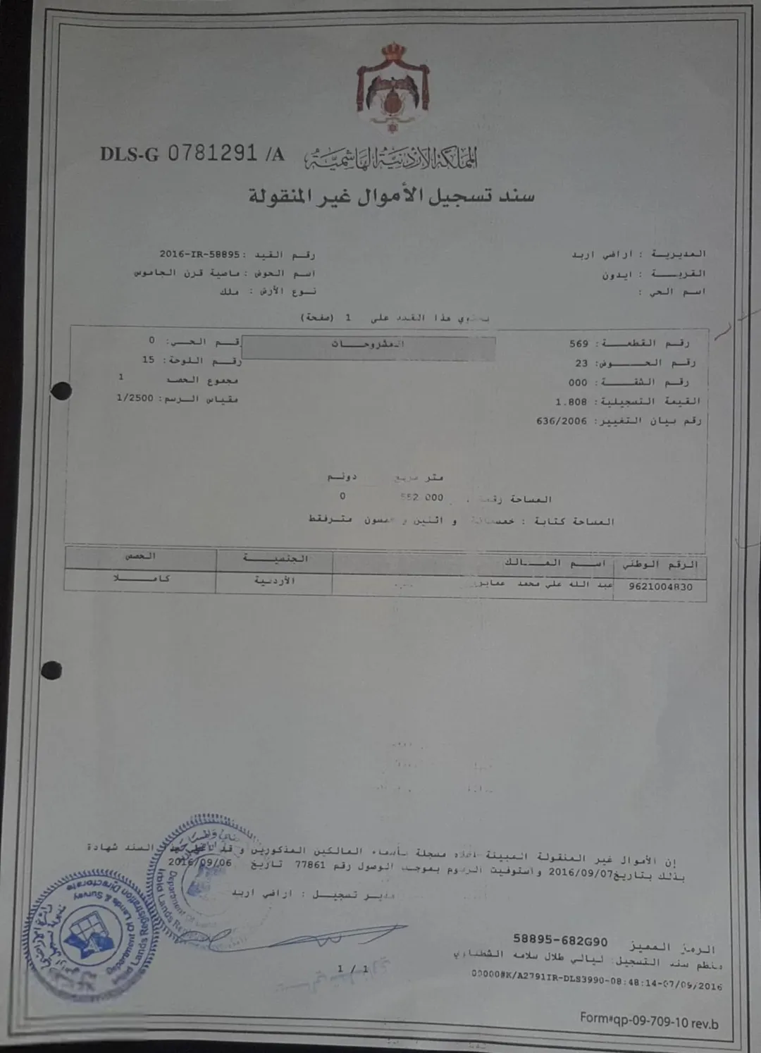 أرض سكنية مميزة للبيع في قرن الجاموس – إيدون، إربد