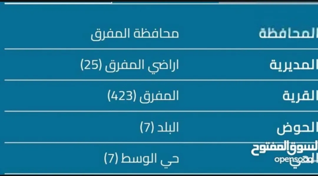 فرصة استثمارية استثنائية: أرض تجارية في قلب مدينة المفرق
