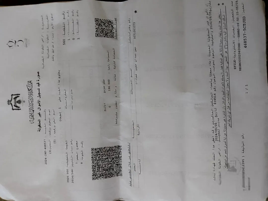 منزل للبيع في الشونة الشمالية – إربد