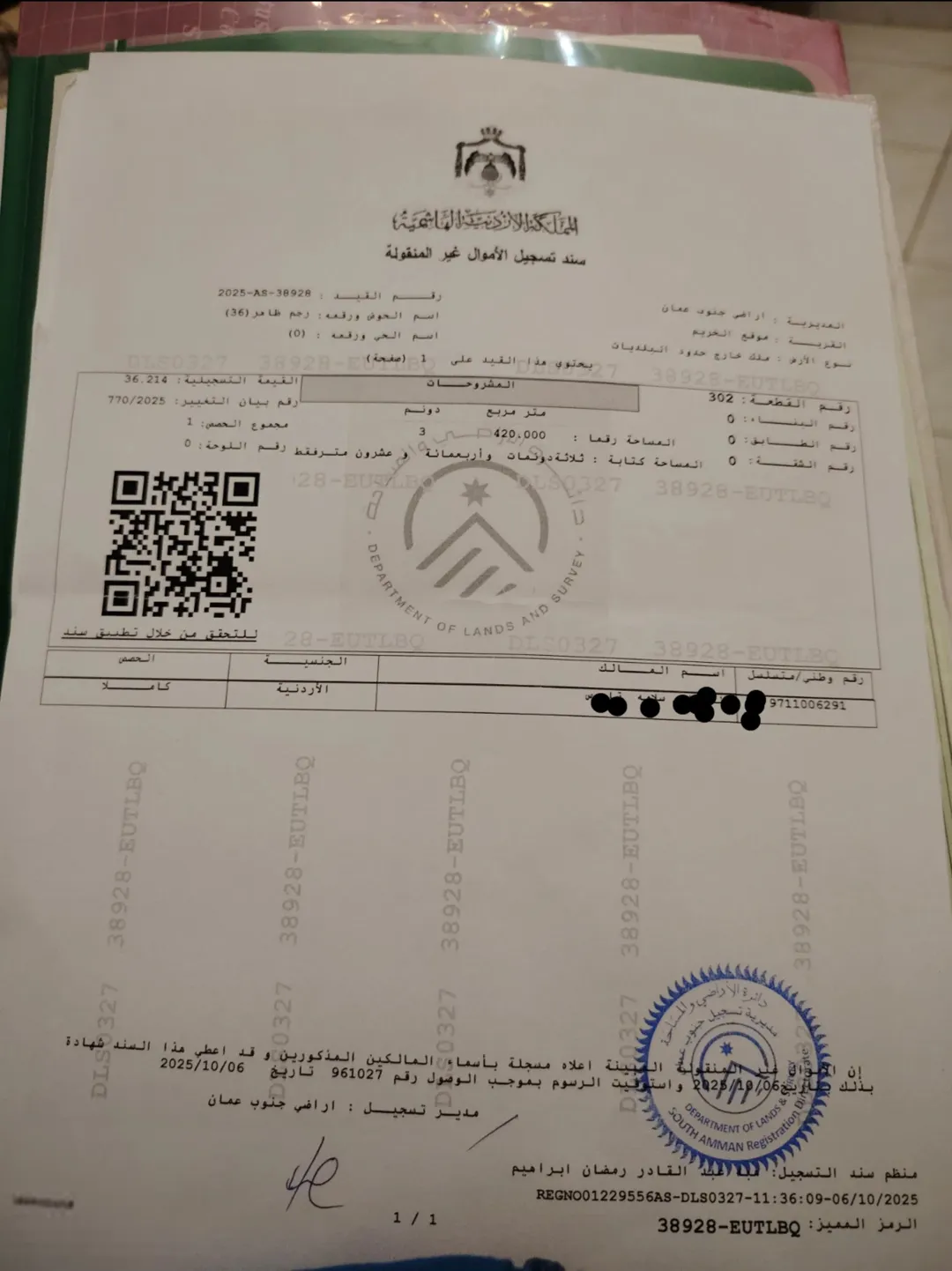ارض للبيع منطقة الخريم