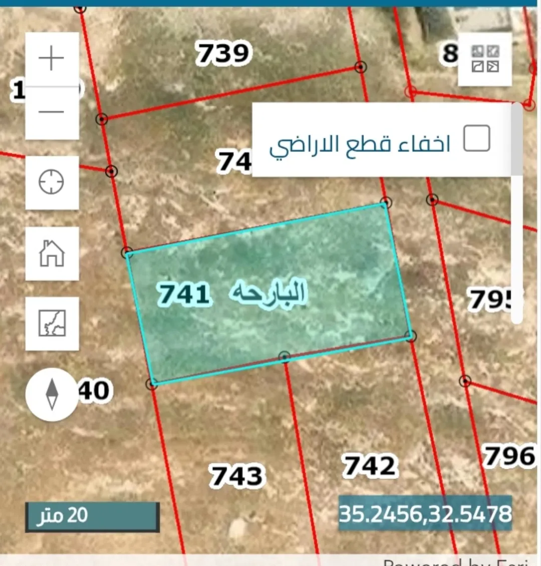 أرض مميزة للبيع في إبان – البارحة بسعر 27,000 دينار أردني