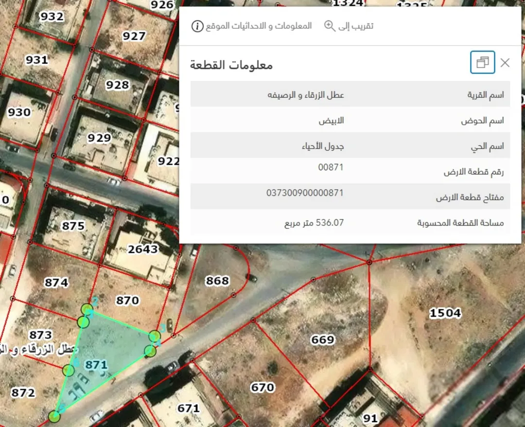 أراضي سكنية للبيع في جبل الأبيض – شارع الأميرة رحمة، الزرقاء