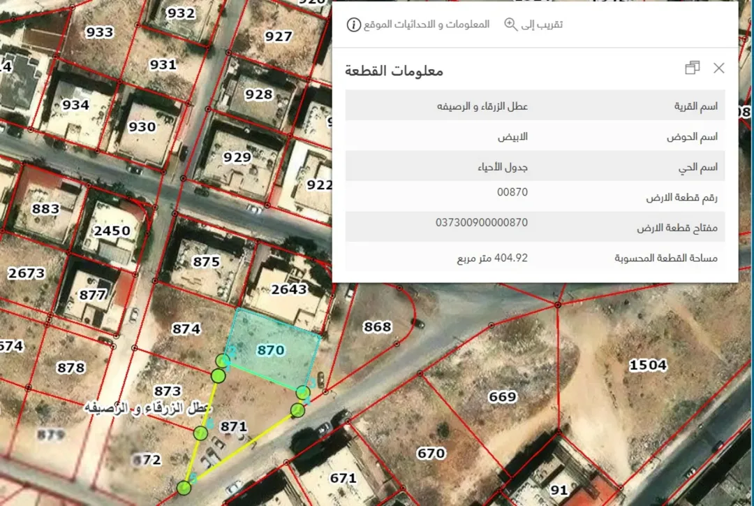 أراضي سكنية للبيع في جبل الأبيض – شارع الأميرة رحمة، الزرقاء