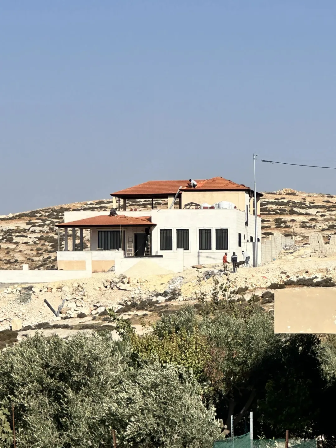 فيلا فاخرة جديدة إطلالة خلابة على جبال فلسطين في قمة المنطقة