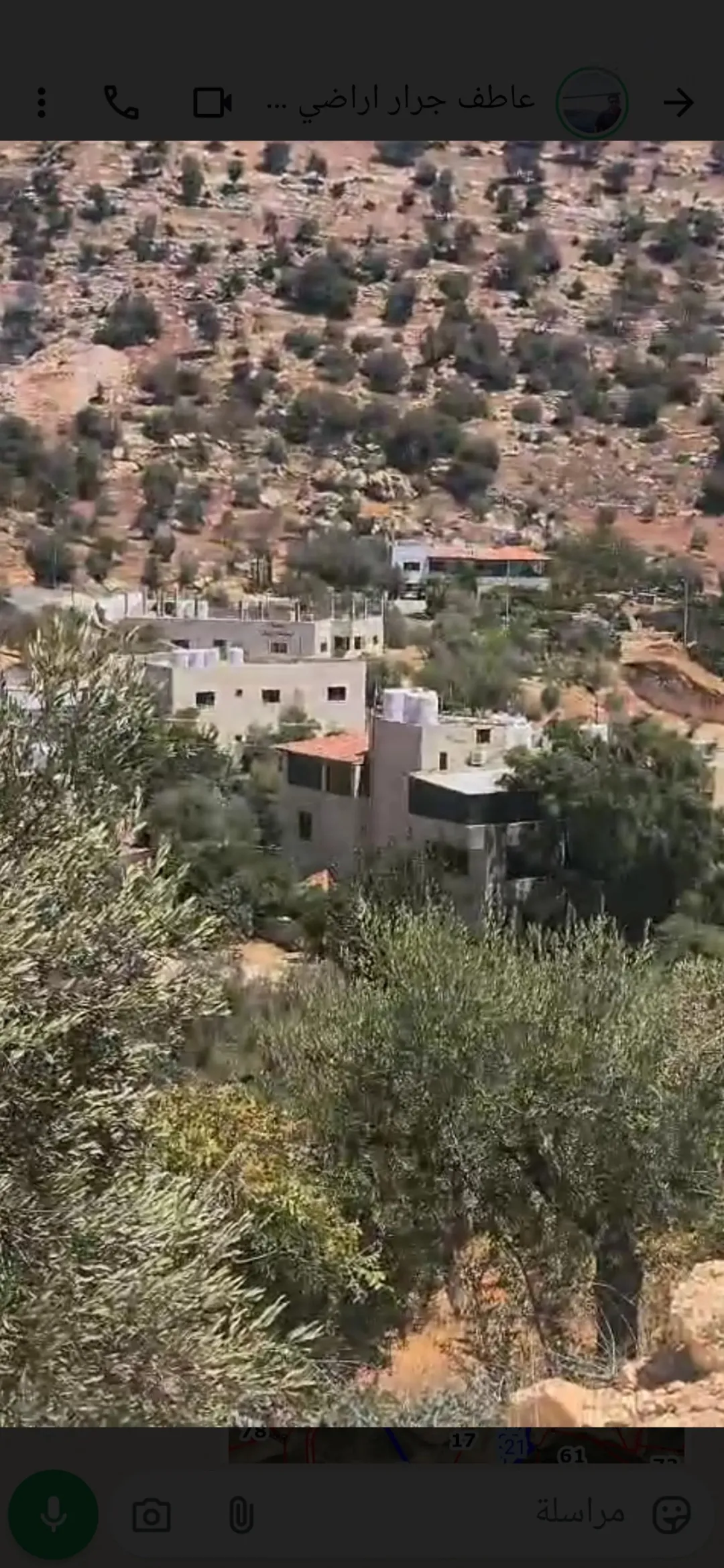 قطعه ارض غرب عمان مساحه 1446 اطلالة خلابه بجانب قصر الصوان البصة
