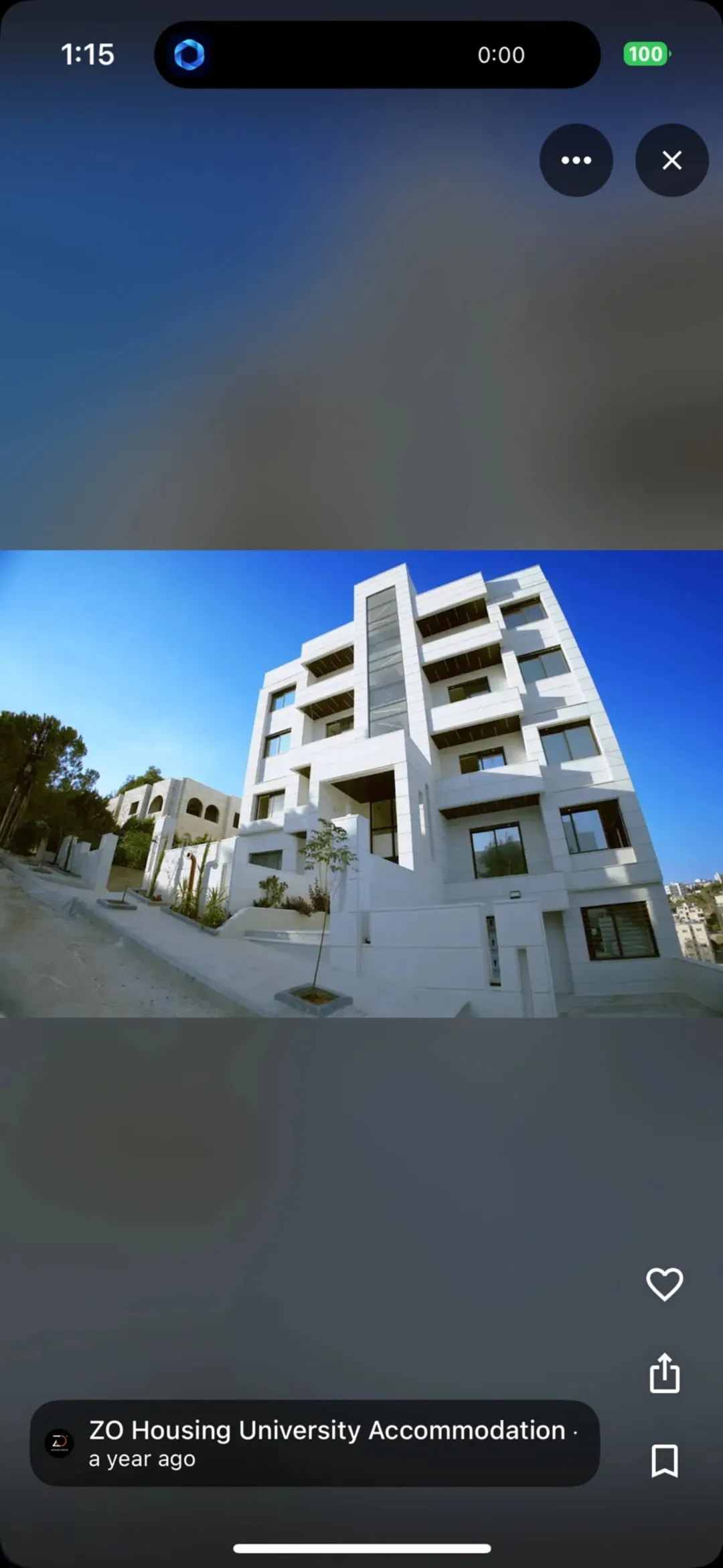 شقة أنيقة بغرفتين وصالة مقسمة إلى استوديوين في شارع الجامعة مباشرة