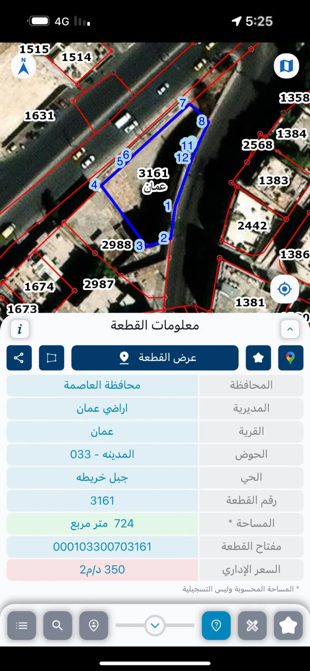 أرض تجارية مميزة للبيع في وسط البلد