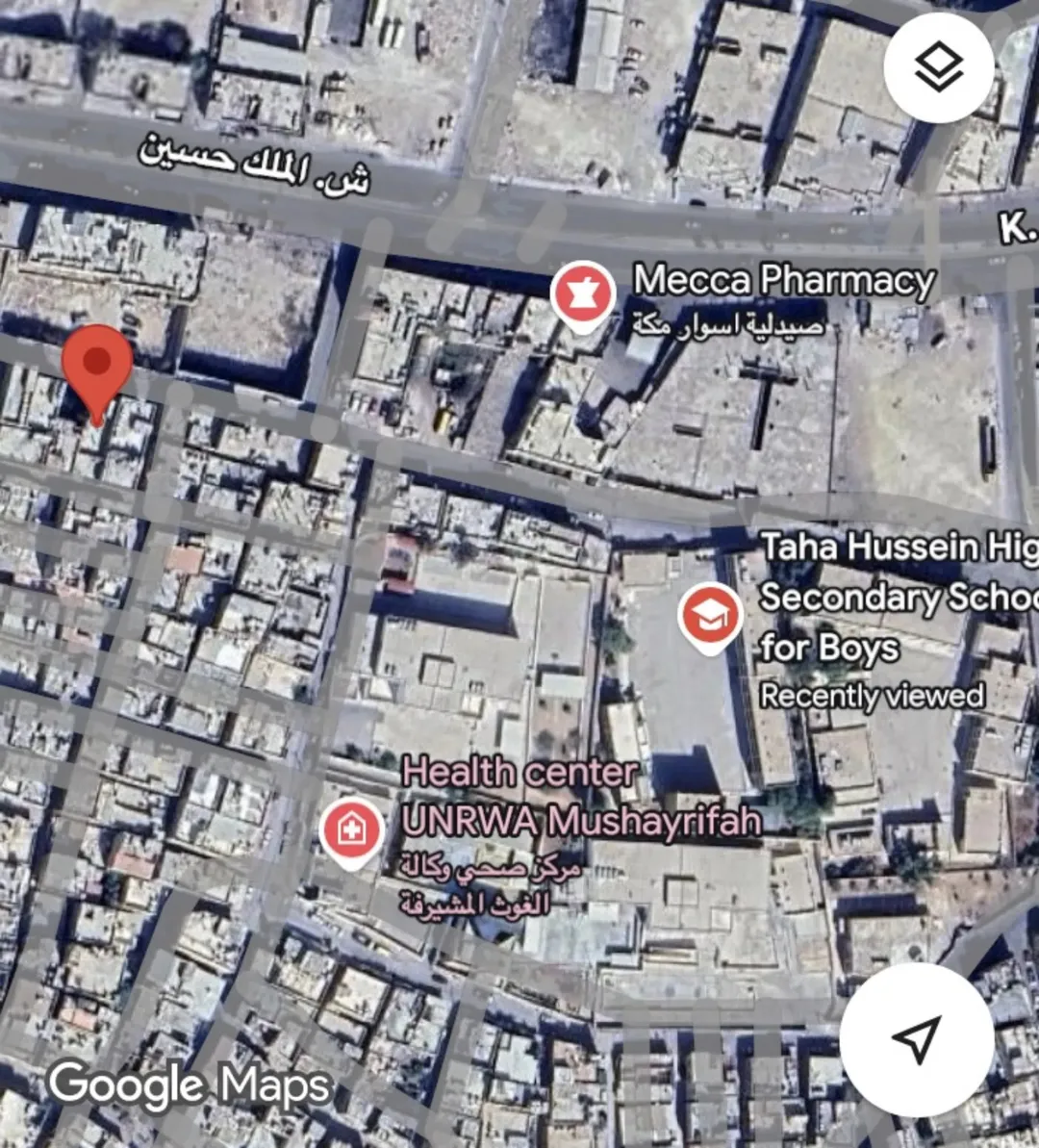 عمارة طابقين للبيع في مخيم حطين – الرصيفة