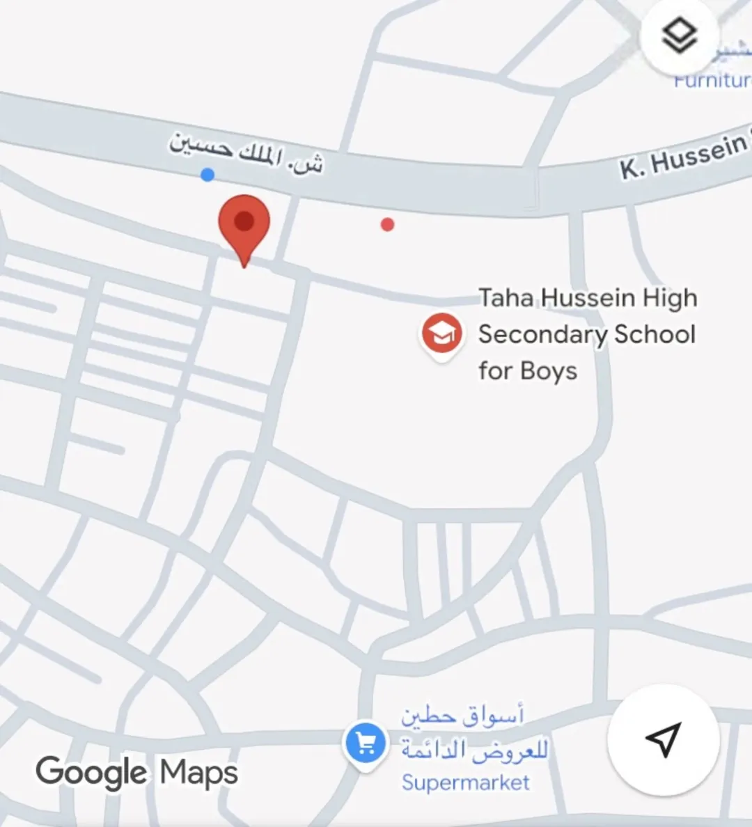 عمارة طابقين للبيع في مخيم حطين – الرصيفة