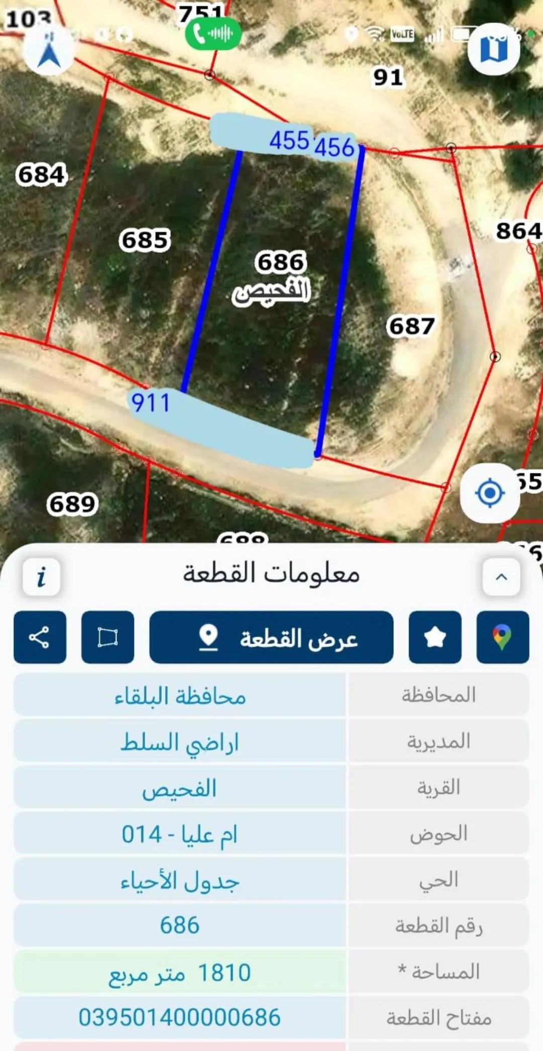 أرض سكنية مميزة للبيع في الفحيص