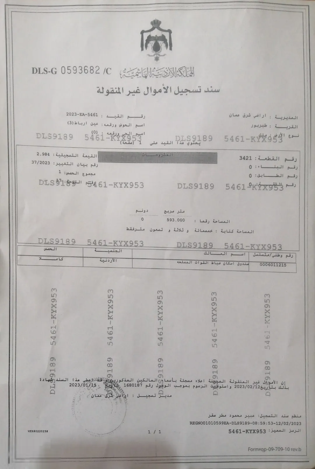 أرض سكنية مميزة للبيع في طبربور – عين رباط مشروع إسكان الضباط
