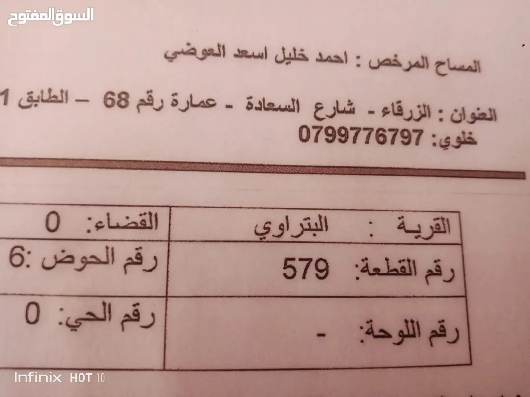 قطعة ارض للبيع في البتراوي أو قابله للتبديل بسياره كهرباء