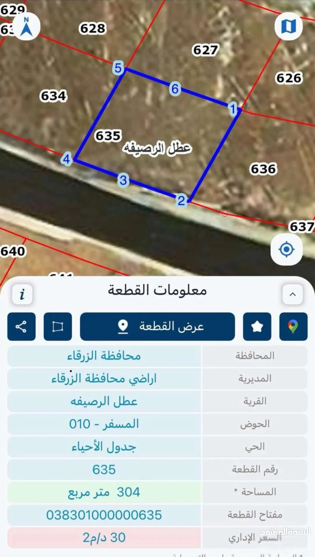 قطعة أرض مميزة للبيع