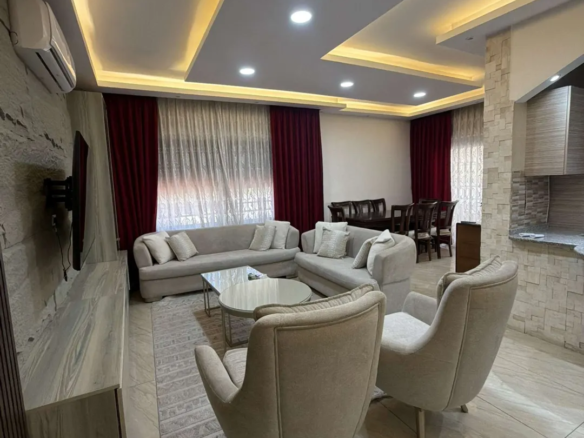 شقة مُجهَّزة بالكامل للإيجار – موقع أبهان الممتاز بالقرب من السفارات – عمان الاردن | ID 669461