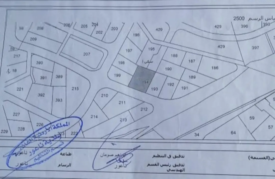 قطعة أرض مميزة للبيع في ناعور